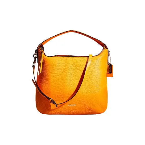 COACH Bleecker Кожа Тоут Сумка Сумка для покупок Сумка Сумка через плечо Женская Апельсин
