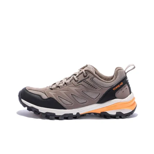 TOREAD Slip-resistant Abrasion-resistant Low Top Hiking Shoes Men's Brown TOREAD Противоскользящие Устойчивые к износу Низкие Топы Походная обувь Мужская Коричневый