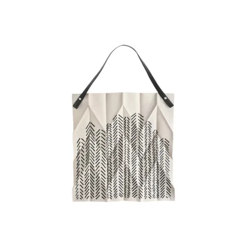 ISSEY MIYAKE X Iittala Полиэстер Сумка для покупок Сумка Сумка через плечо Маленькая Женская Белая