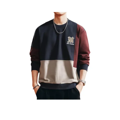 GELANLU Темно-синий синий унисекс свитшоты