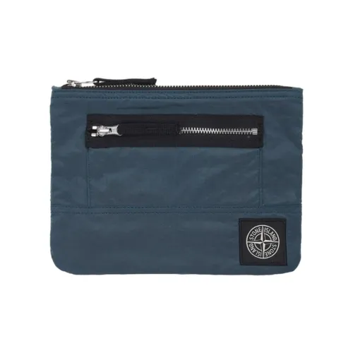 STONE ISLAND Nylon Clutch Мужской Темно-синий Зеленый