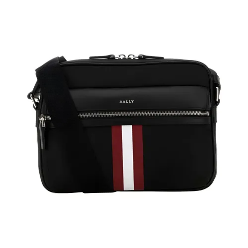 BALLY Холст Плечевая сумка Стандартная Мужская Черная