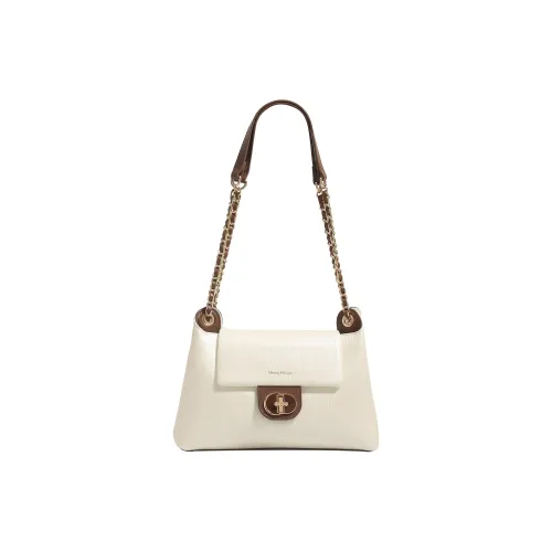 SMILE FOCUS Microfiber Synthetic Leather Shoulder Bag Standard Women's Ecru SMILE FOCUS Микрофибра Синтетическая Кожа Сумка через плечо Стандартная Женская Экрю