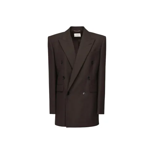 SAINT LAURENT Бизнес-костюм пальто женское