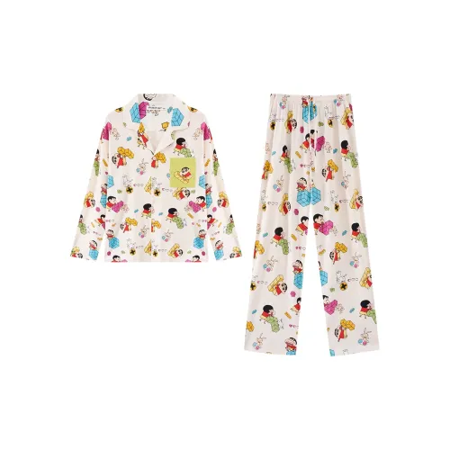 QINZUIMAO X Crayon Shinchan Pajama Комплект Мужской
