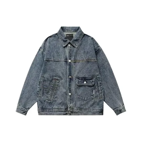 BLACK AT Синий Унисекс Куртки