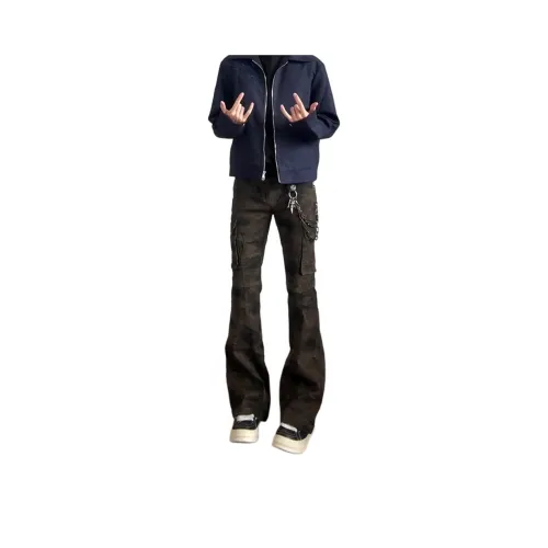 SOUL WORKER Камуфляж Унисекс Джинсы