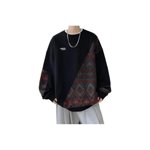 LH HOMME Черный Унисекс Свитшоты