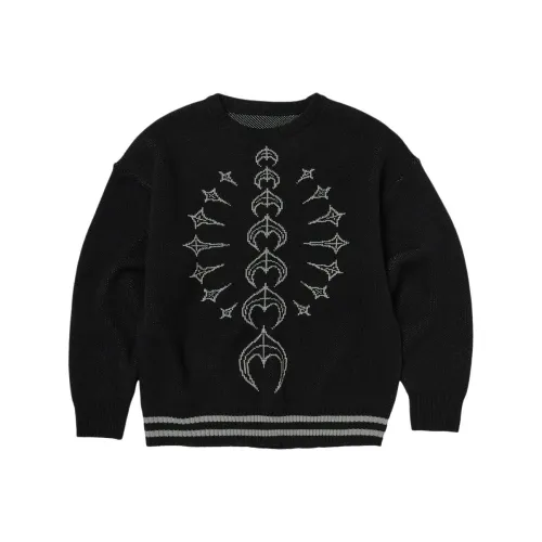 THUG CLUB FW25 TC Кость KNIT Свитер Унисекс