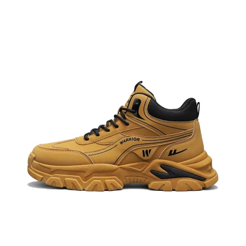 Warrior Британский стиль Рабочие ботинки На открытом воздухе Эффект Мартин Boot Мужской