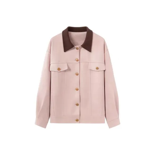ETSE Розовая куртка с подкладкой женские куртки