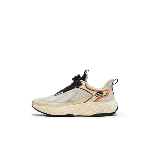 XTEP Балансирующие и противоскользящие низкие беговые кроссовки с топом серый туман хаки детские