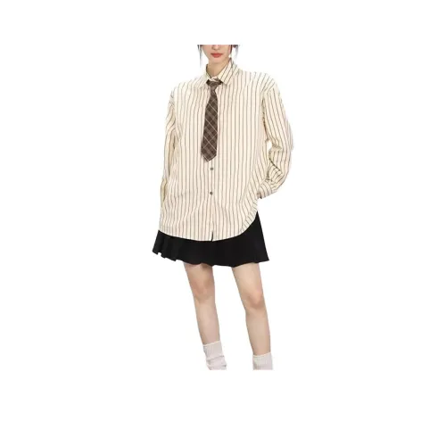 TUOFEI Абрикос Унисекс Рубашки