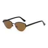 Черная оправа с чайными линзами