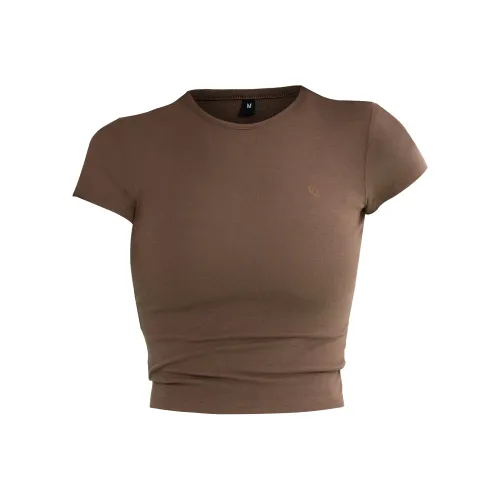 Kawasaki Small Waist Series T Рубашка Женская Коричневая Темно-синяя Бургунди