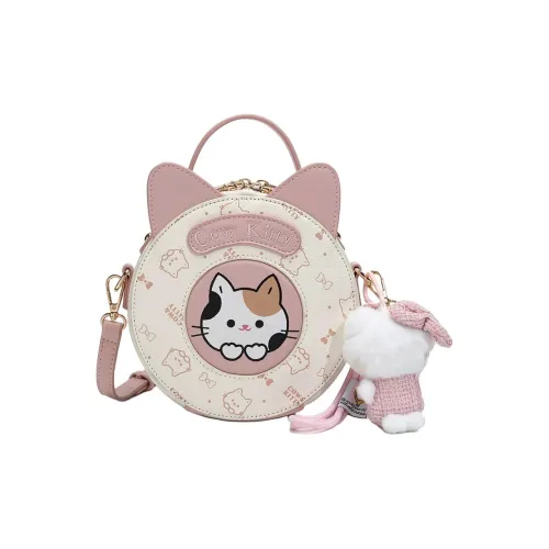 DIFFERENT FACES ПУ (полиуретан) Сумка Цилиндрическая сумка Обычный Женские Граффити Пудра