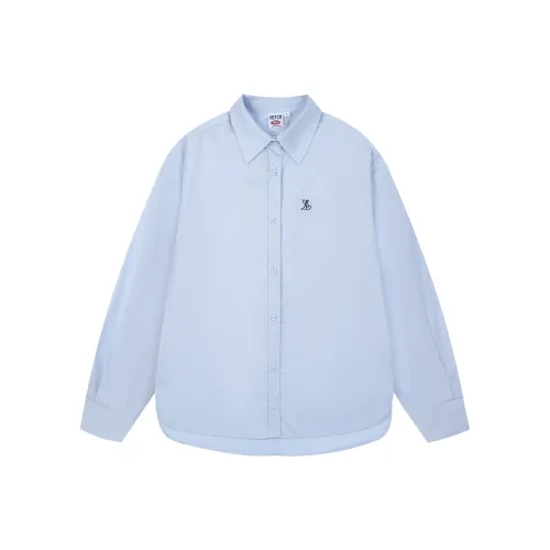 4EVER LAB Светло-синие Женские Рубашки