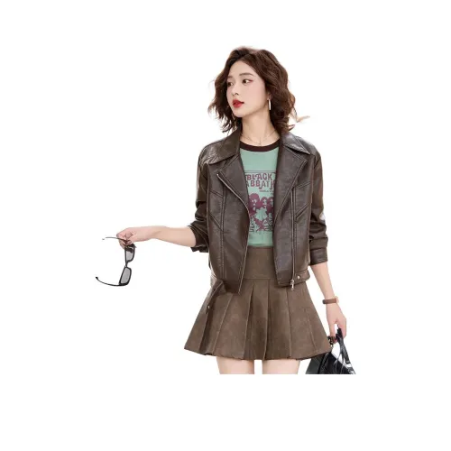 PIERRE CARDIN Кожа Куртка Женская