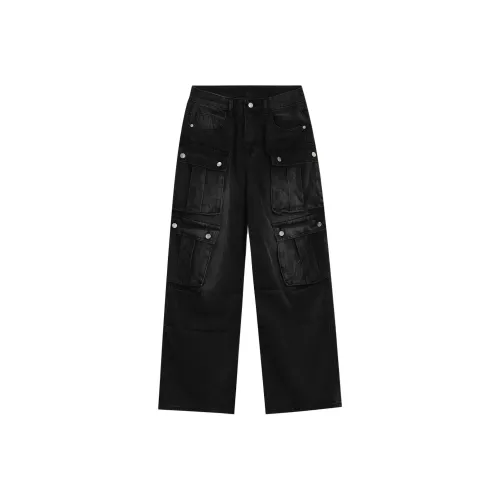 CASTLE WOODS Черные Женские Джинсы