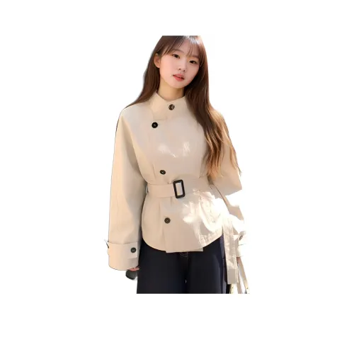 COHX Абрикосовый комплект с ремнем женский тренч