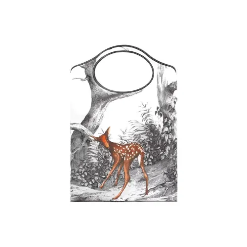 Burberry Pocket Bag Полиэстер Tote Bag Shopping Bag Сумка Unisex Black White