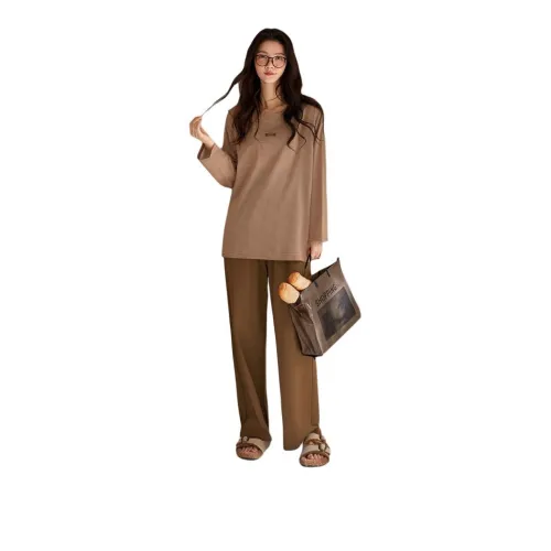 LUYOUYE YA Коричневый Женские Пижамные Комплекты