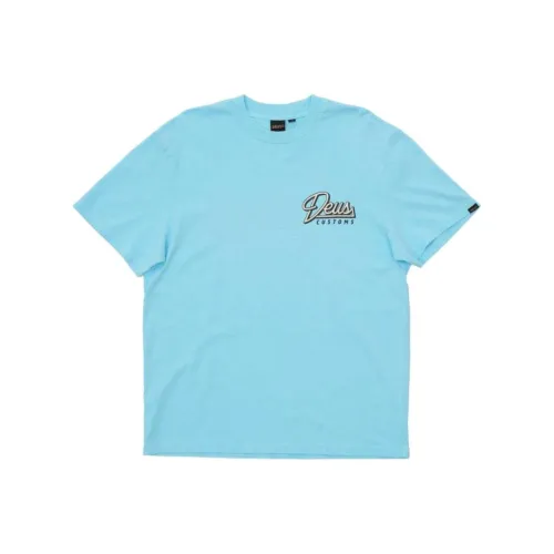 Deus Ex Machina Светло-Синие Мужские T-Рубашки