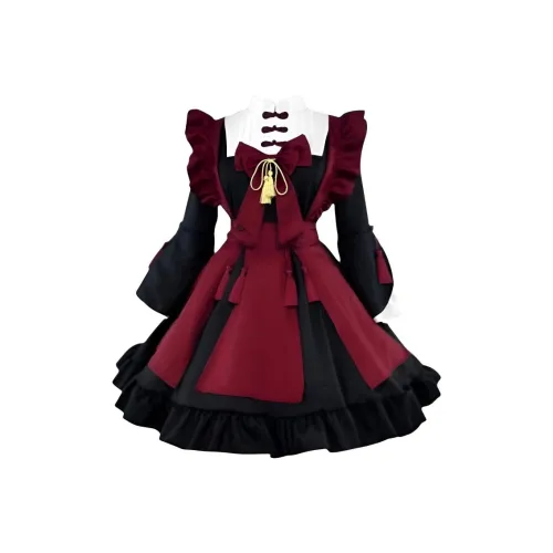 Meter Китайский стиль Lantern Festival Лолита Костюм горничной