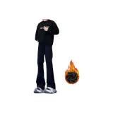 Чёрный Warrior (утолщённый и с флисовой подкладкой)