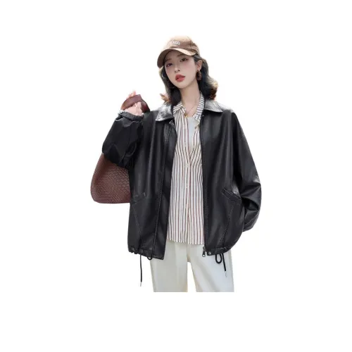 PIERRE CARDIN Кожа Куртка Женская