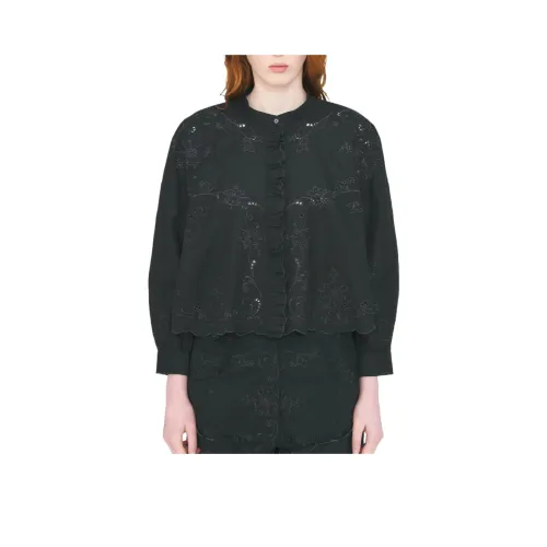 ANTIK BATIK Черные Женские Рубашки