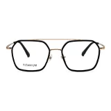 Черный Золото [0 Степень Смола Защита от синего света Линзы]