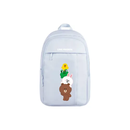 LINE FRIENDS Полиэстер Рюкзак Стандартный Унисекс Light Mist Синий