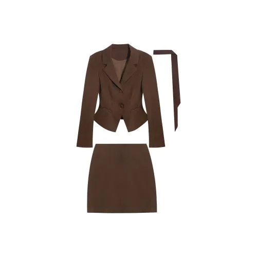 Udon House Коричневый Женские Комплекты с Юбкой