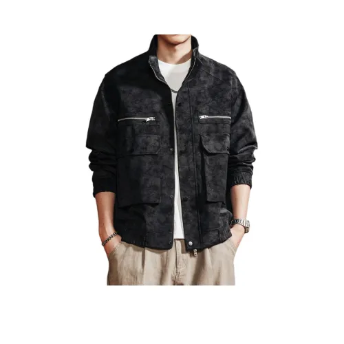 GELANLU Унисекс Кожаные куртки