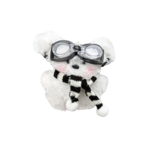 MENGXIAOZAI Милый Пилот Щенок Плюшевый Брелок 10 см Высота