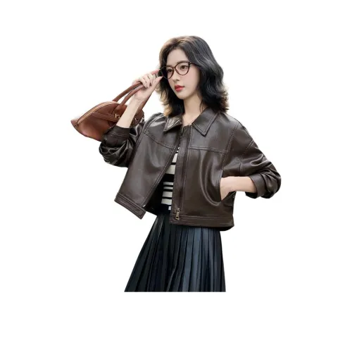 PIERRE CARDIN Кожа Куртка Женская