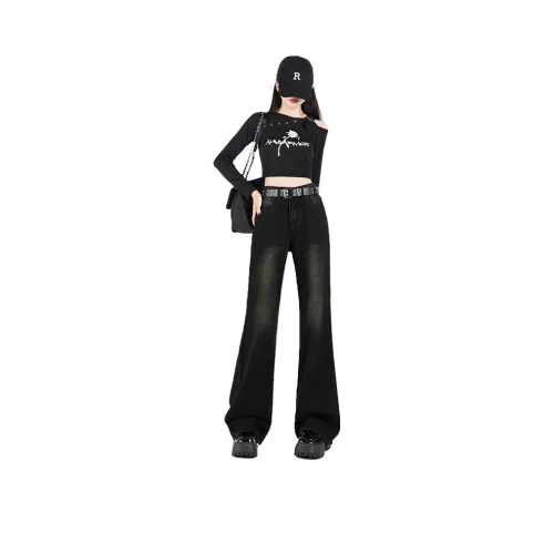 JOPPTI Черные Женские Джинсы