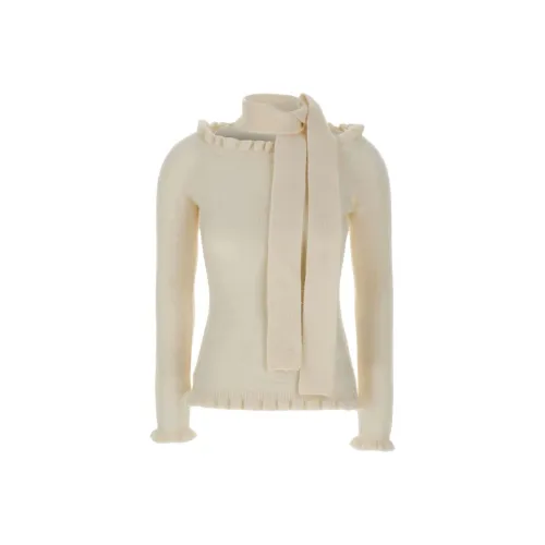 Rotate Крем Женские Свитеры