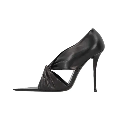 SAINT LAURENT Giannutri one Ремень Сандалии Женские Черный