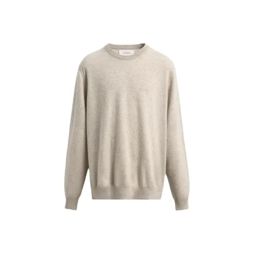 ZARA Телесный Зебра с принтом Мужские кашемировые свитеры