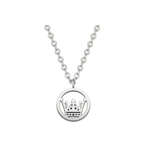 OLEVS Нержавеющая сталь Ожерелье Женское Серебро OLS 004