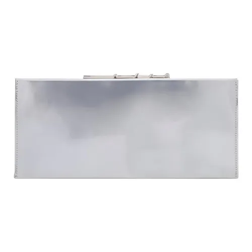 Lanvin Sequence Телячья кожа Одно плечо Через плечо Клатч Обычный Women's Silver