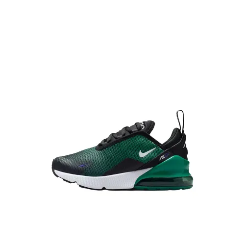 Nike Air Max 270 Low Топ Детские Беговые Кроссовки Зеленые