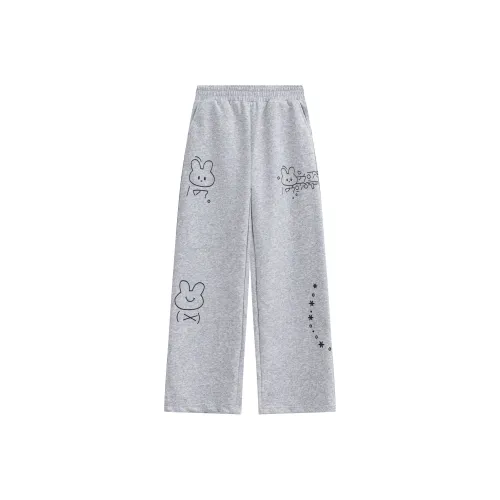 AUKC Серый Женские Повседневные Брюки