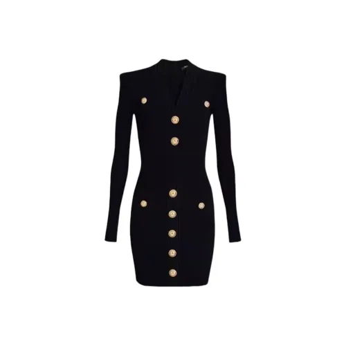 GIUHF Длинное платье с длинными рукавами женское