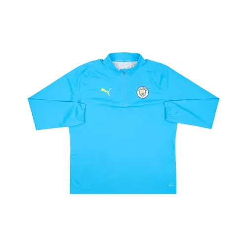PUMA Manchester City 1 4 Zip Rain Top Football Jersey Unisex
