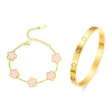 Счастливый Клевер Четырехлистный Коллекция (Розовый)