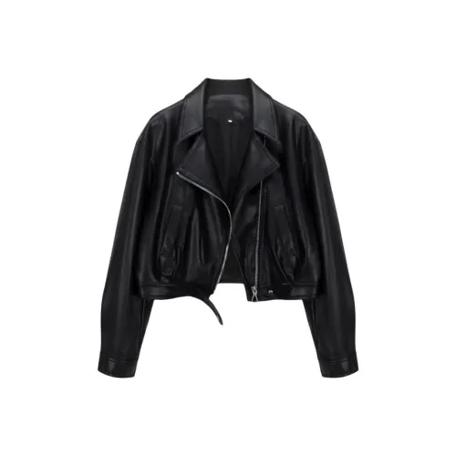 ZVJH Черные Женские Куртки