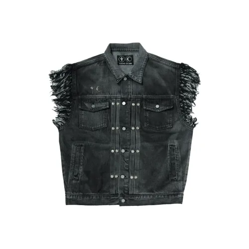 Thug Club FW25 Черный Унисекс Жилеты